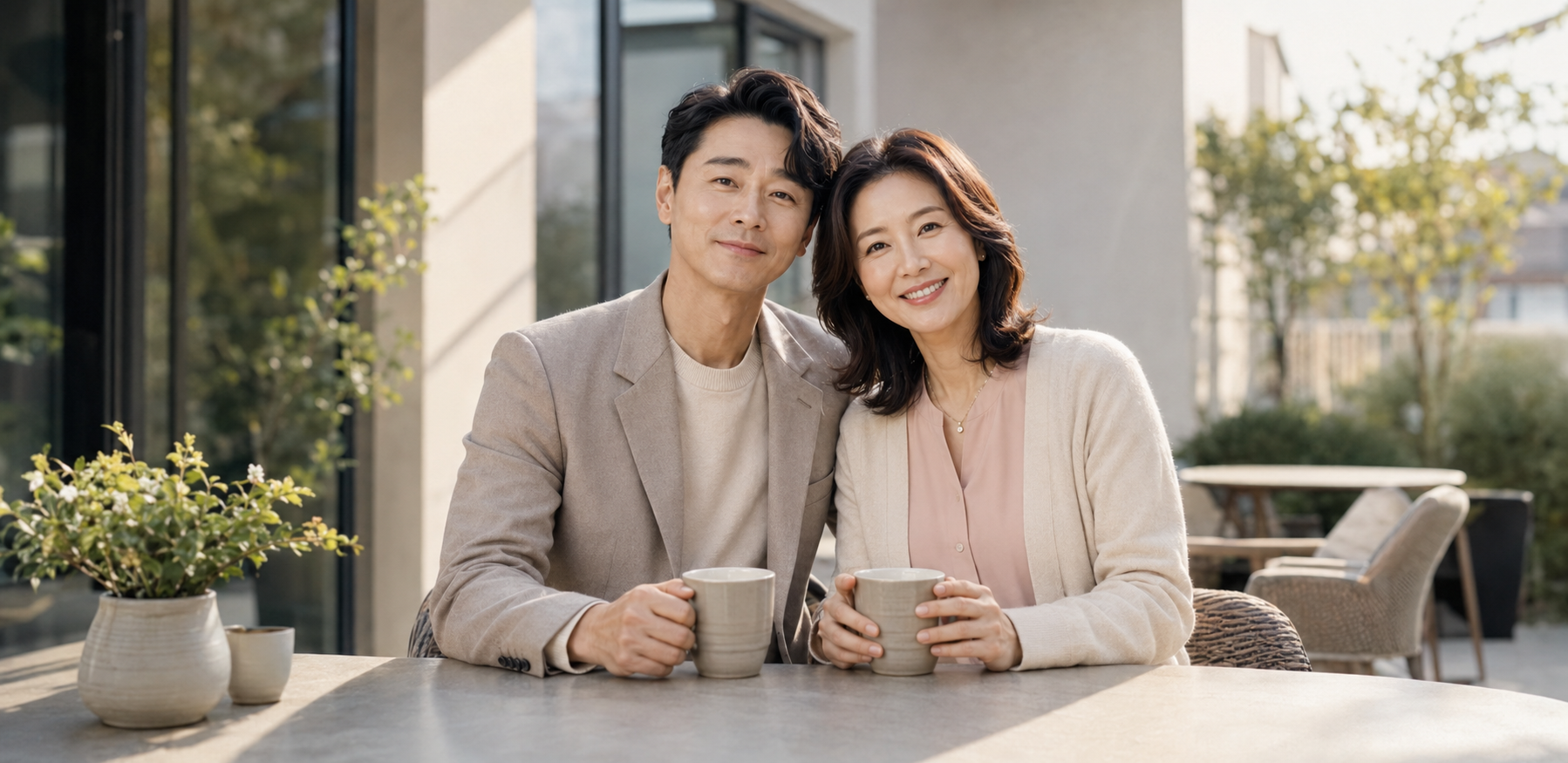 คู่รักวัยเกษียณ